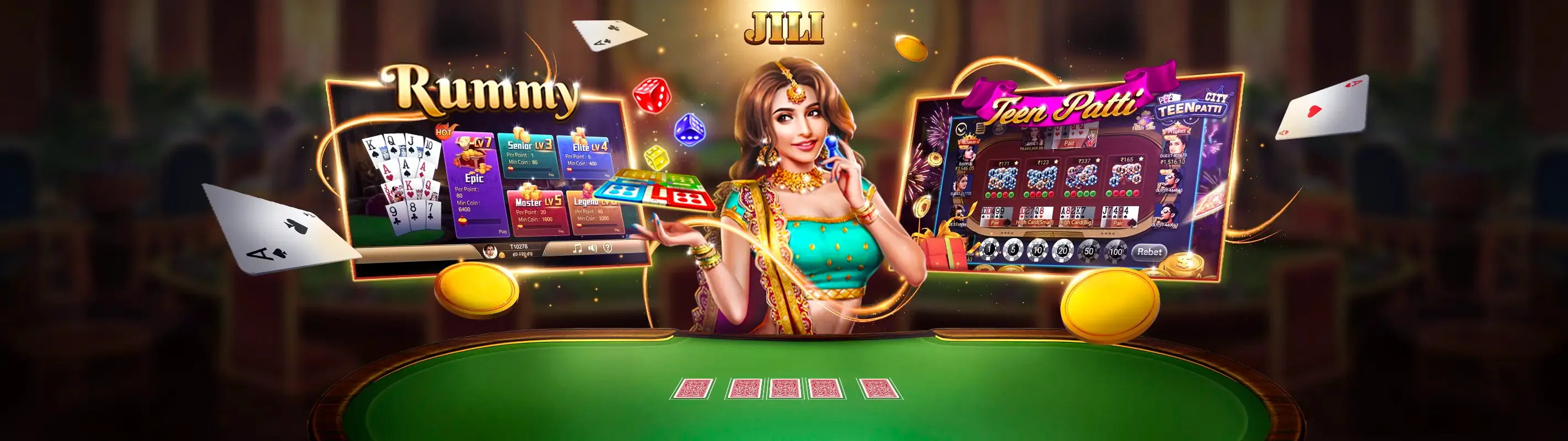 Bàn chơi Baccarat sang trọng tại bongvip casino